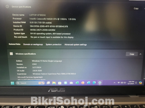 Asus P1511CMA